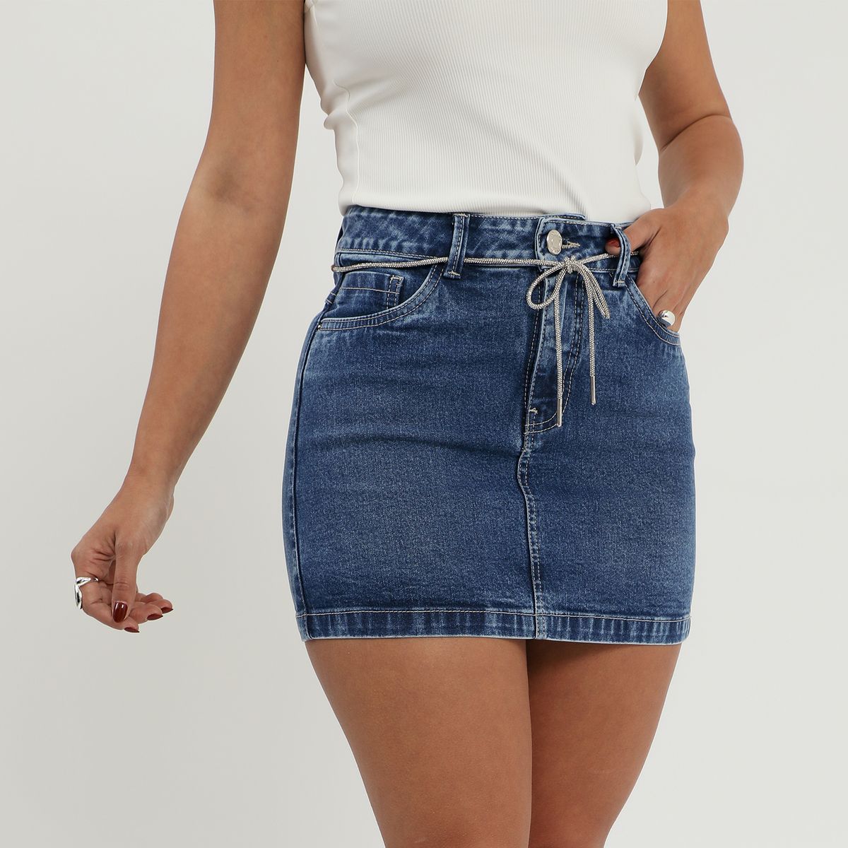 MOSSIMO - Falda Corta Mujer Mossimo