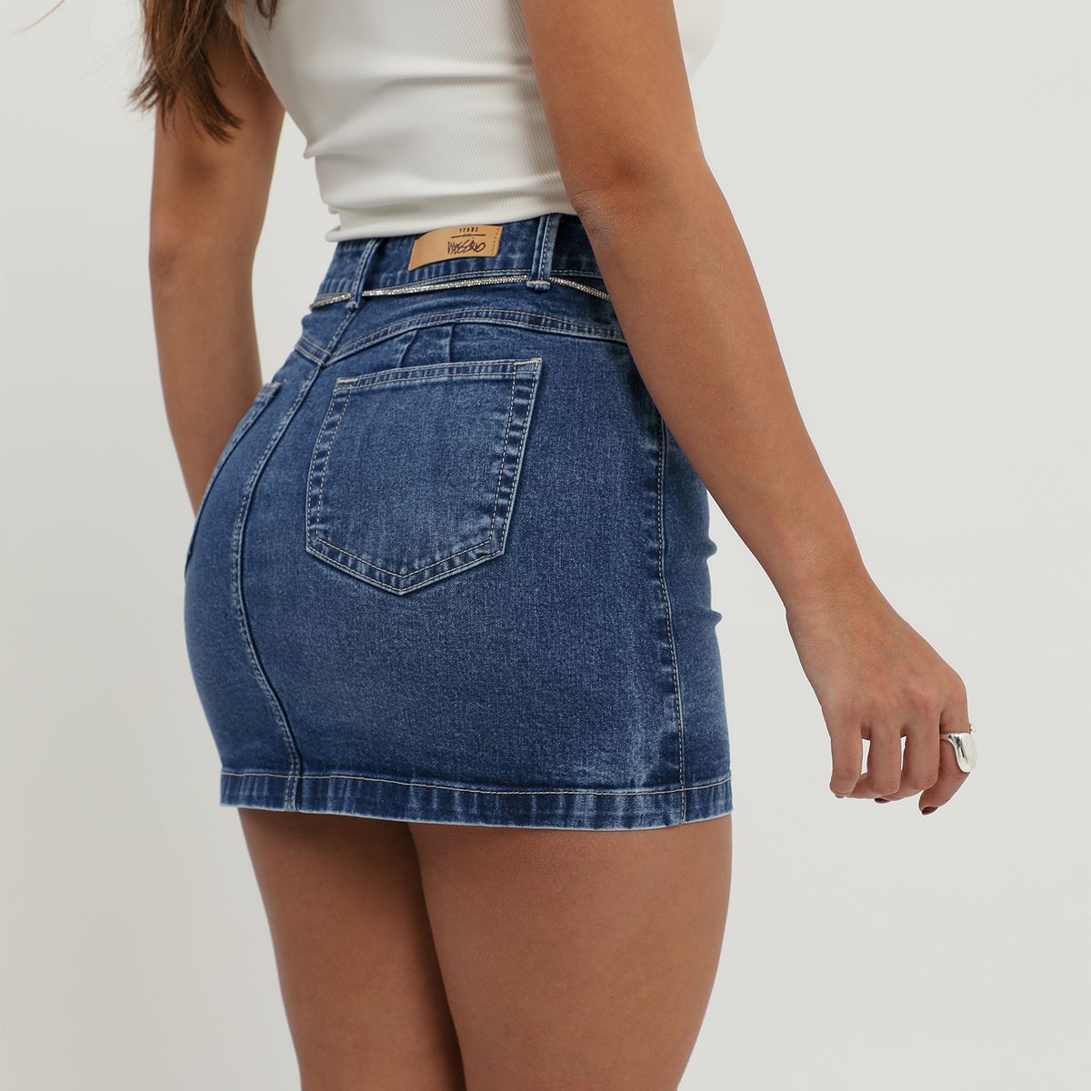 MOSSIMO - Falda Corta Mujer Mossimo