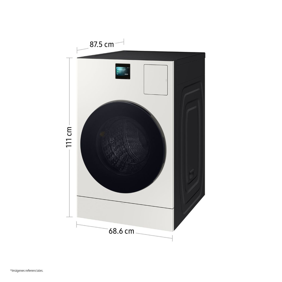 SAMSUNG - Lavaseca Samsung Bespoke Ai Greige 26kg/15kg Wd26fb8690bepe