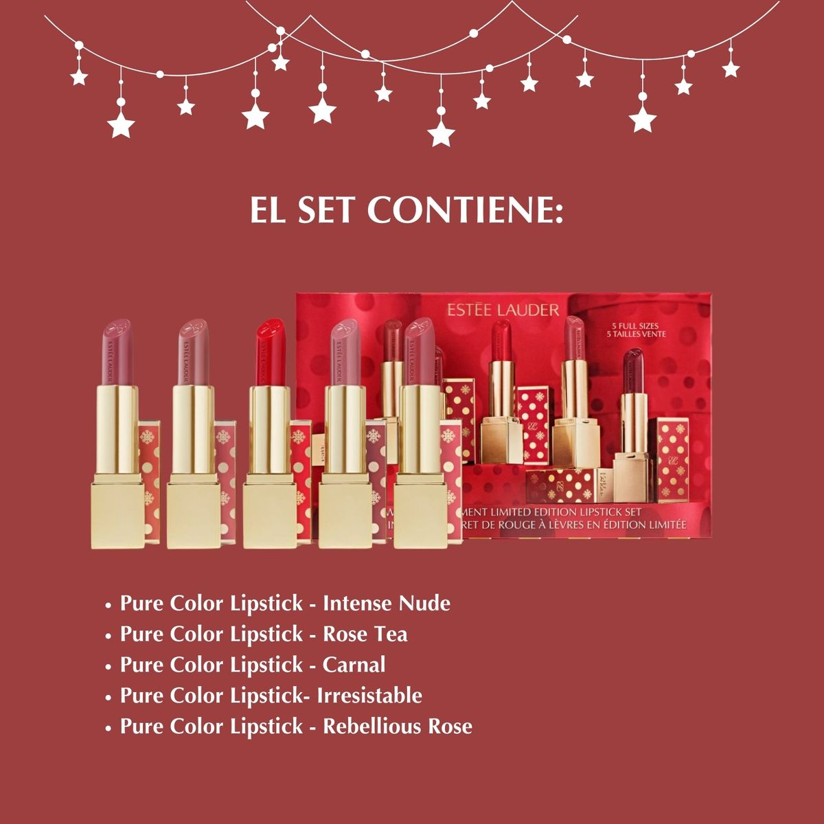 ESTEE LAUDER - Set De Labiales Edición Limitada