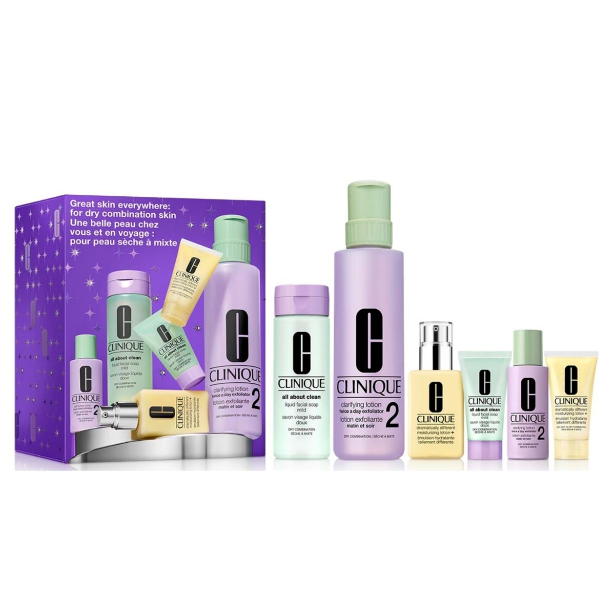 CLINIQUE - Set 3 Pasos Piel Mixta Seca 