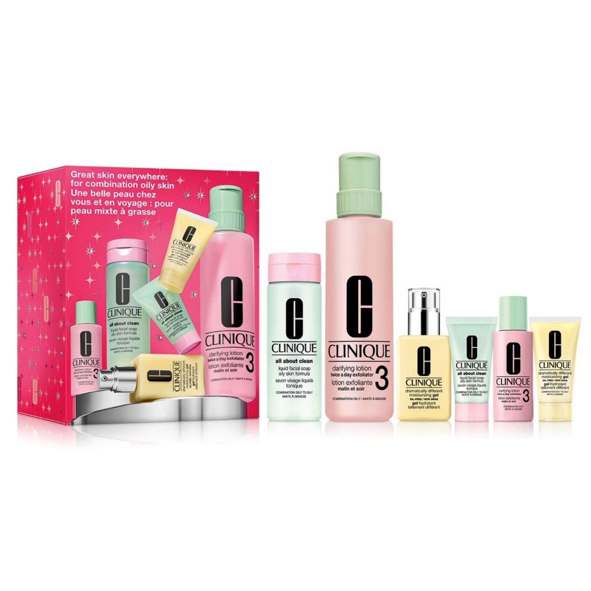 CLINIQUE - Set Clinique Rutina Completa Para Piel Mixta a Grasa