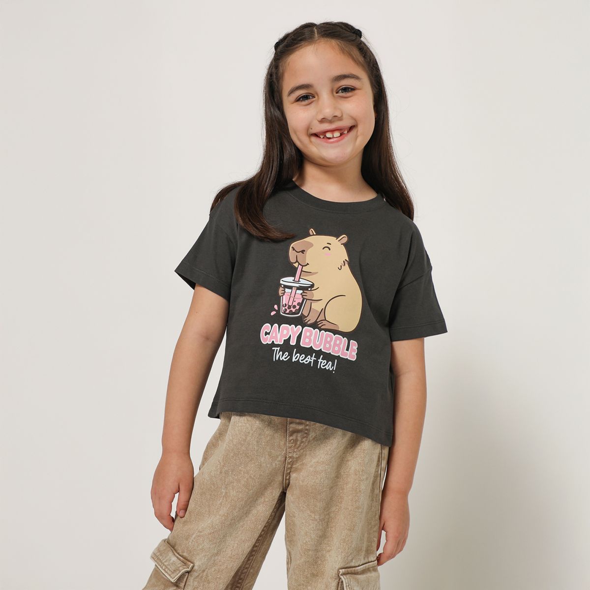 YAMP - Polo Niña Manga Corta Algodón Yamp