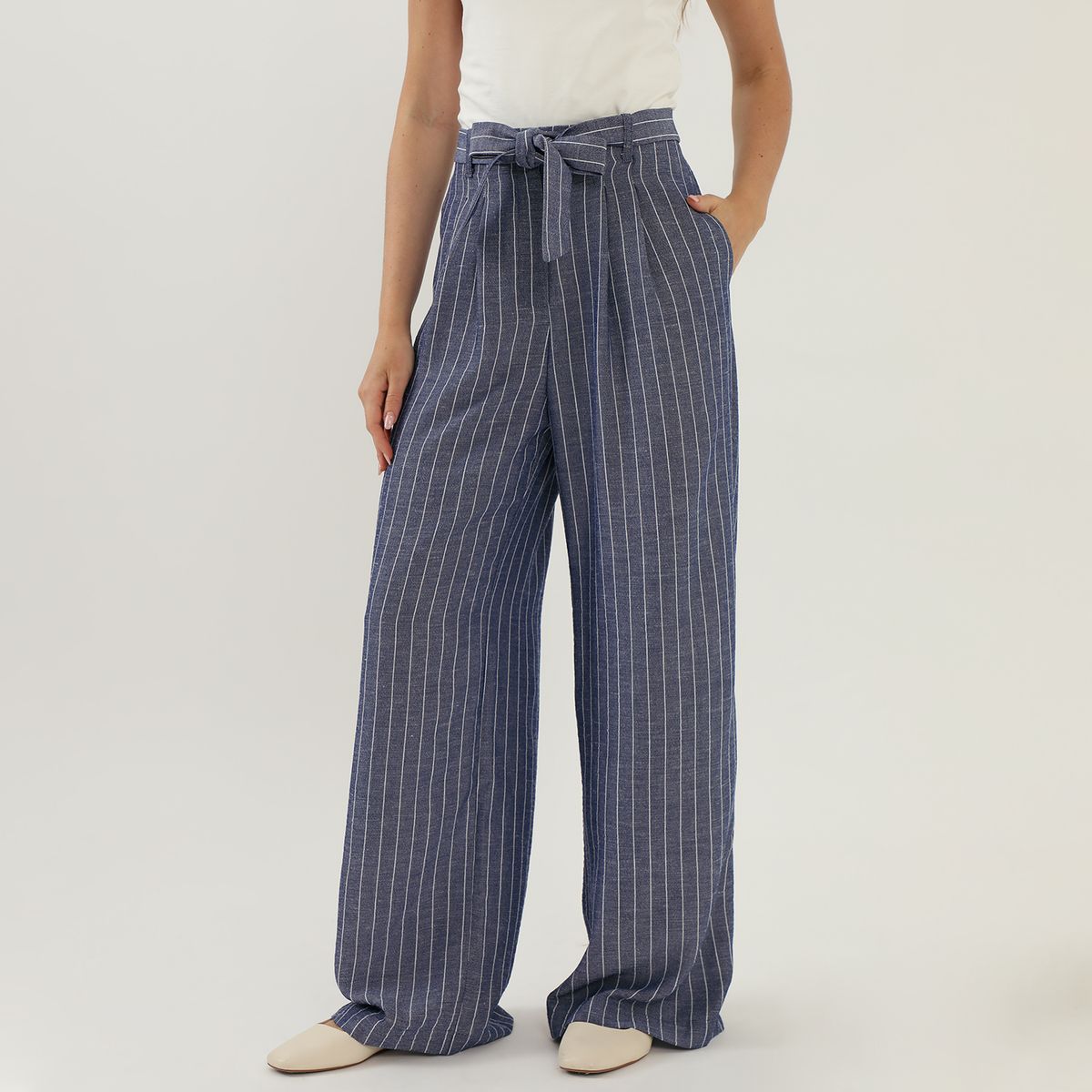 BASEMENT - Pantalón Palazzo Mujer Basement