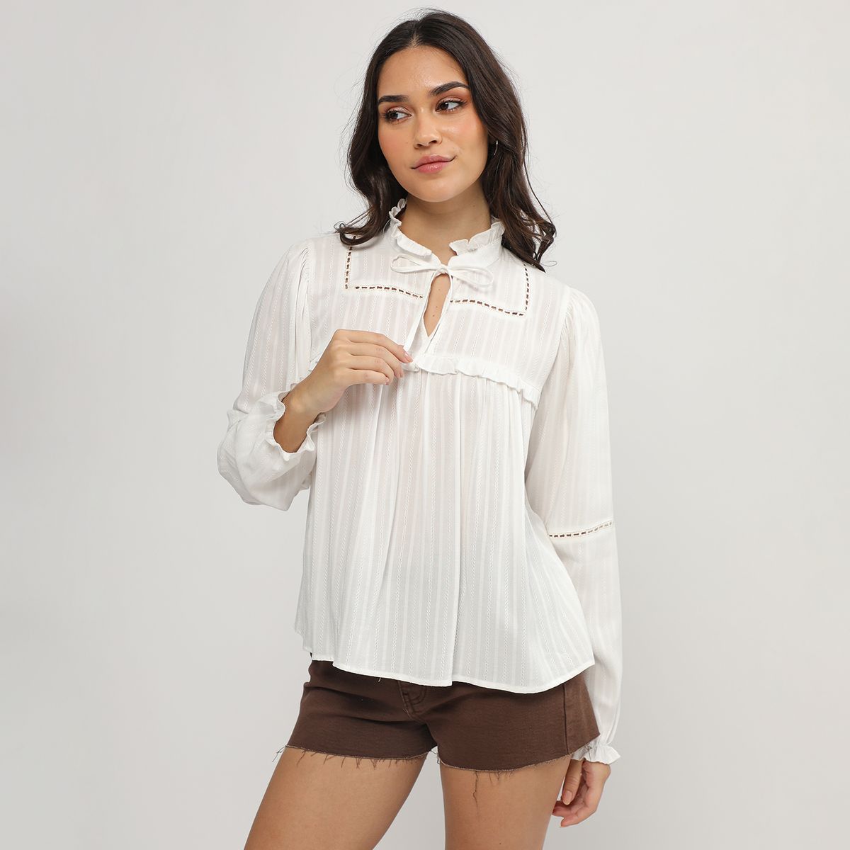 SYBILLA - Blusa Manga Larga Mujer Sybilla