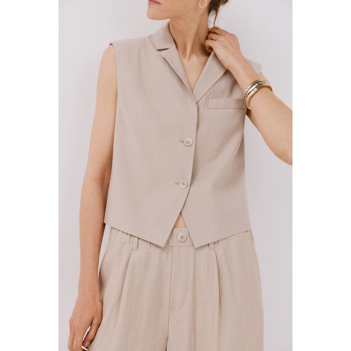 CORTEFIEL - Chaleco Mujer Cortefiel