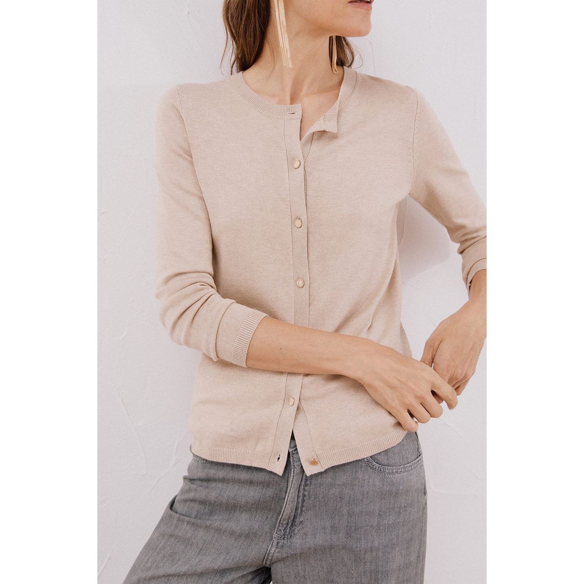 CORTEFIEL - Chompa Slim Mujer Cortefiel