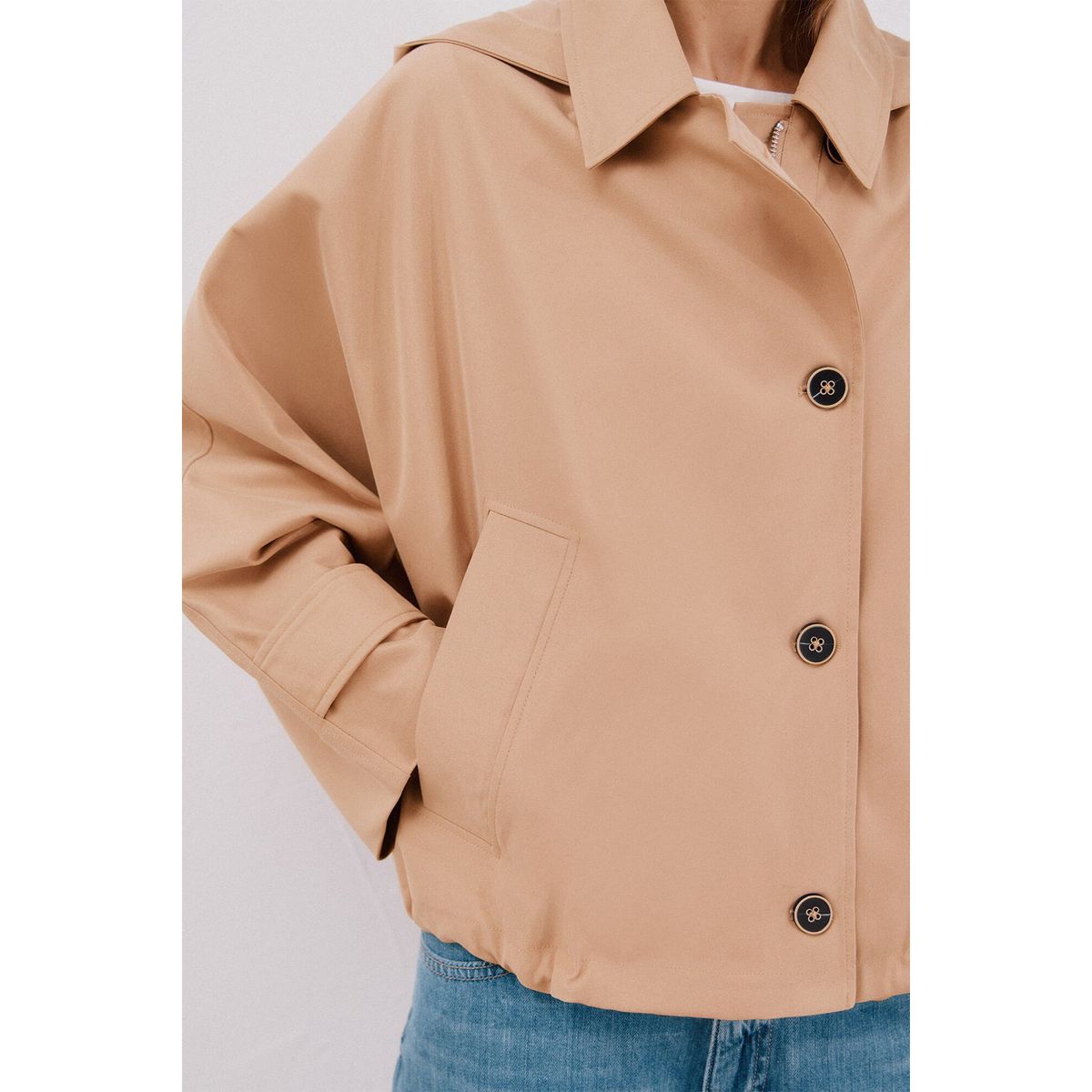 CORTEFIEL - Trench Corto Mujer Cortefiel