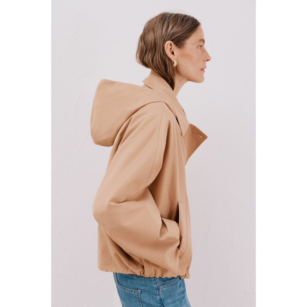 CORTEFIEL - Trench Corto Mujer Cortefiel