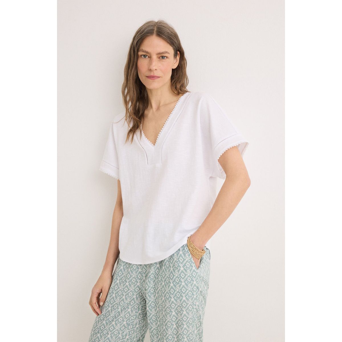 CORTEFIEL - Polo Manga Corta Mujer Cortefiel