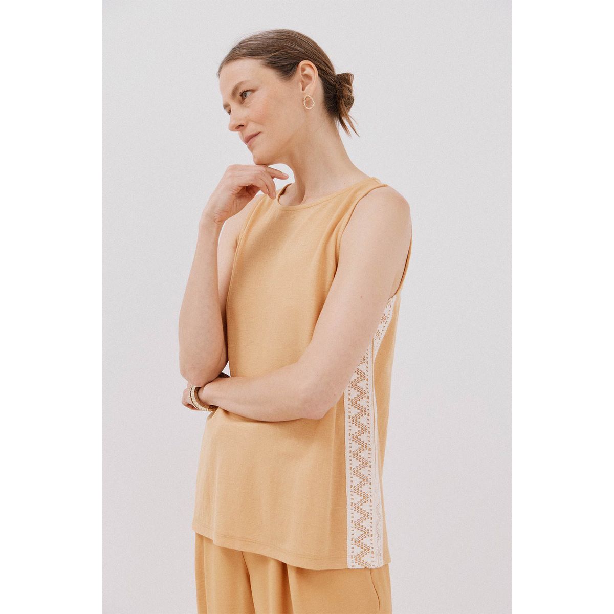 CORTEFIEL - Polo Sin Mangas Mujer Cortefiel