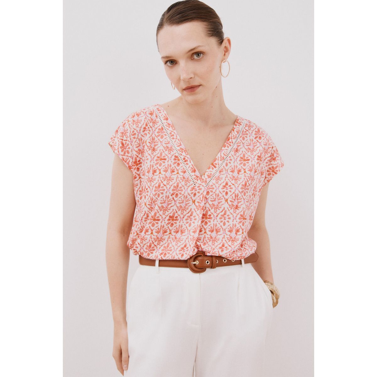 CORTEFIEL - Polo Manga Corta Mujer Cortefiel