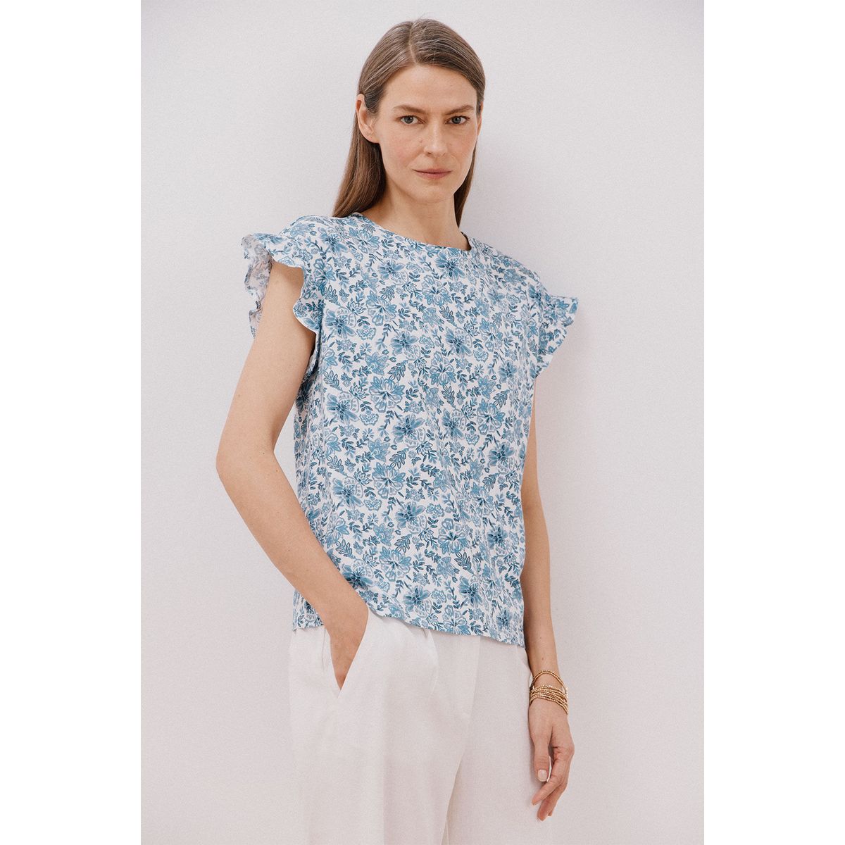 CORTEFIEL - Polo Manga Corta Mujer Cortefiel