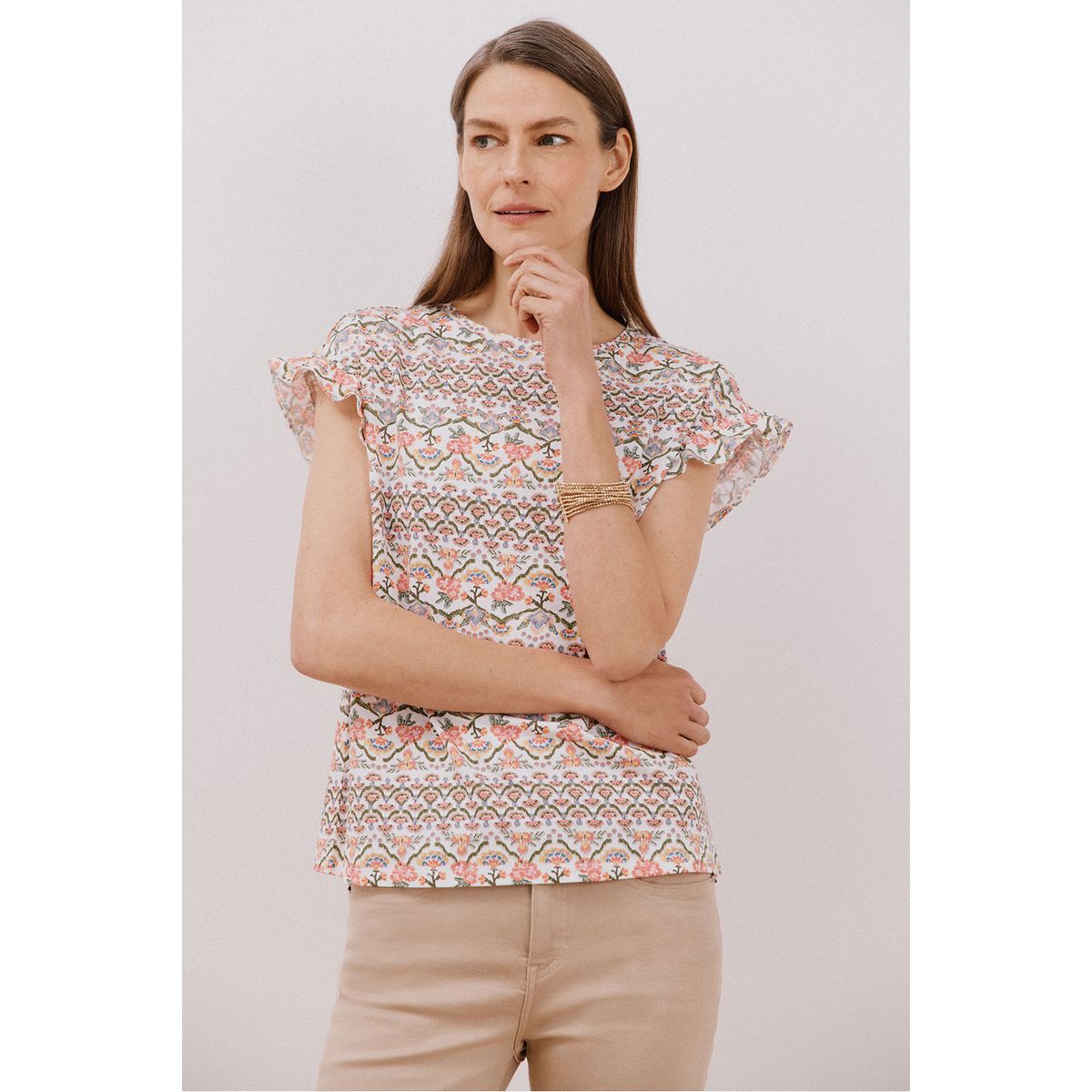 CORTEFIEL - Polo Manga Corta Mujer Cortefiel