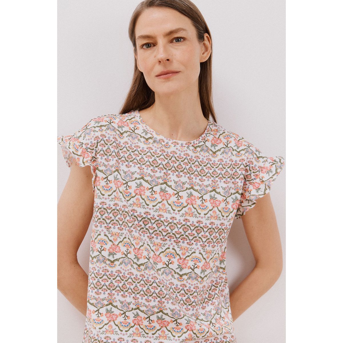 CORTEFIEL - Polo Manga Corta Mujer Cortefiel