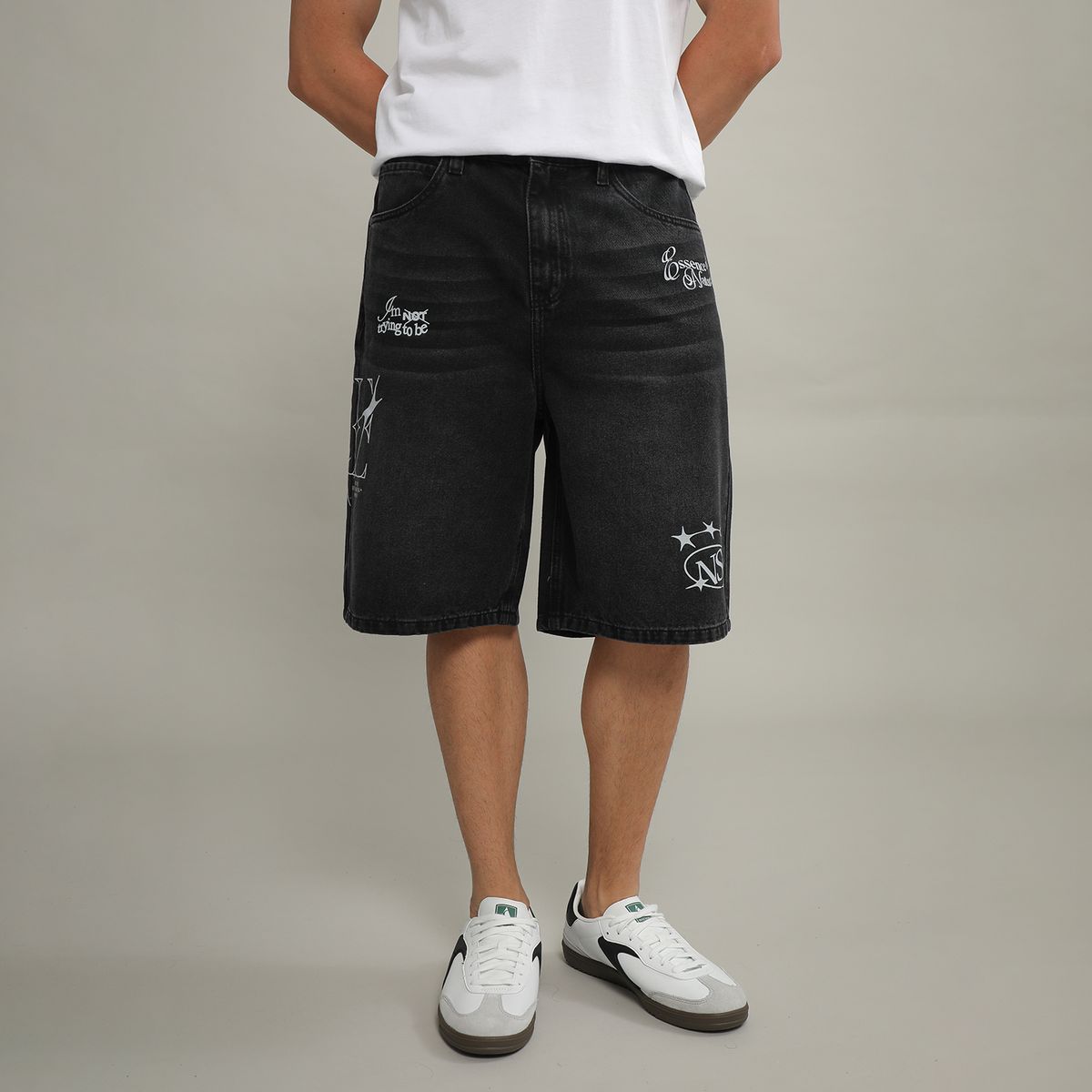 BEARCLIFF - Short Algodón Super Baggy Bearcliff