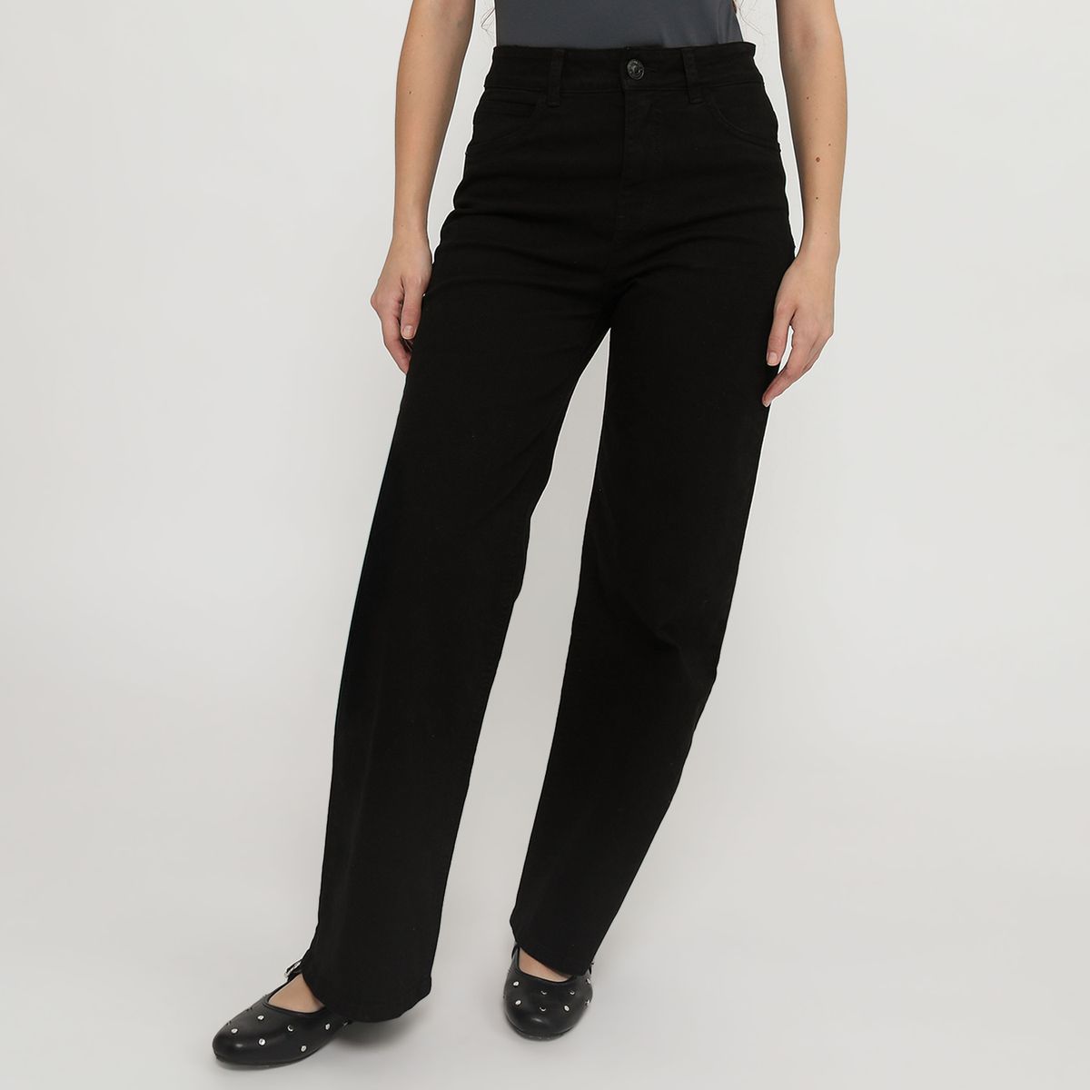 DENIMLAB - Pantalón Straight Tiro Alto Mujer Denimlab