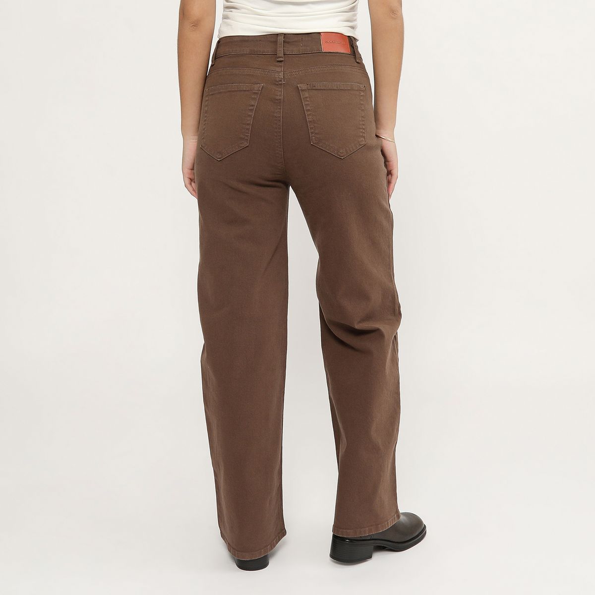 DENIMLAB - Pantalón Straight Tiro Alto Mujer Denimlab