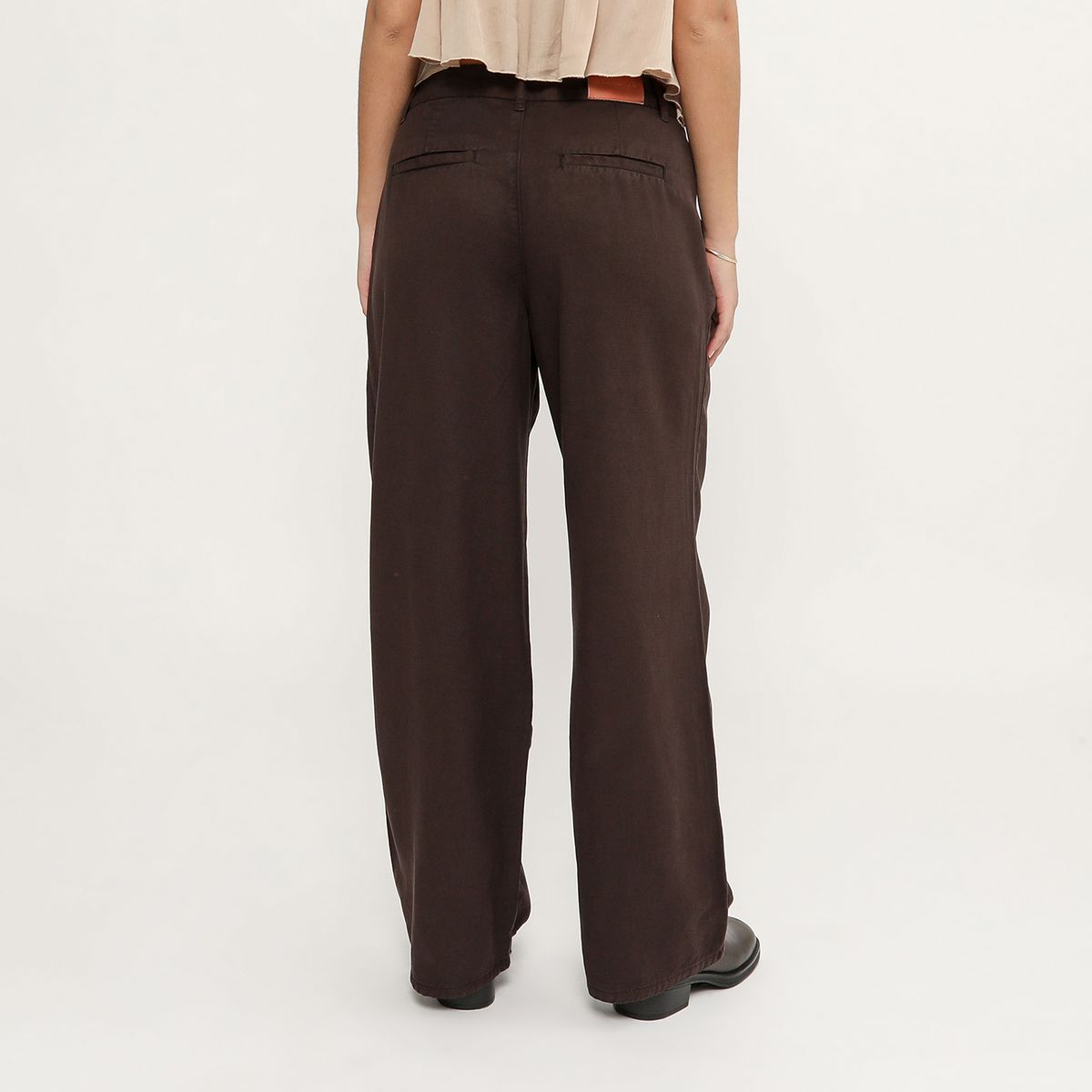 DENIMLAB - Pantalón Wide Leg Tiro Medio Mujer Denimlab