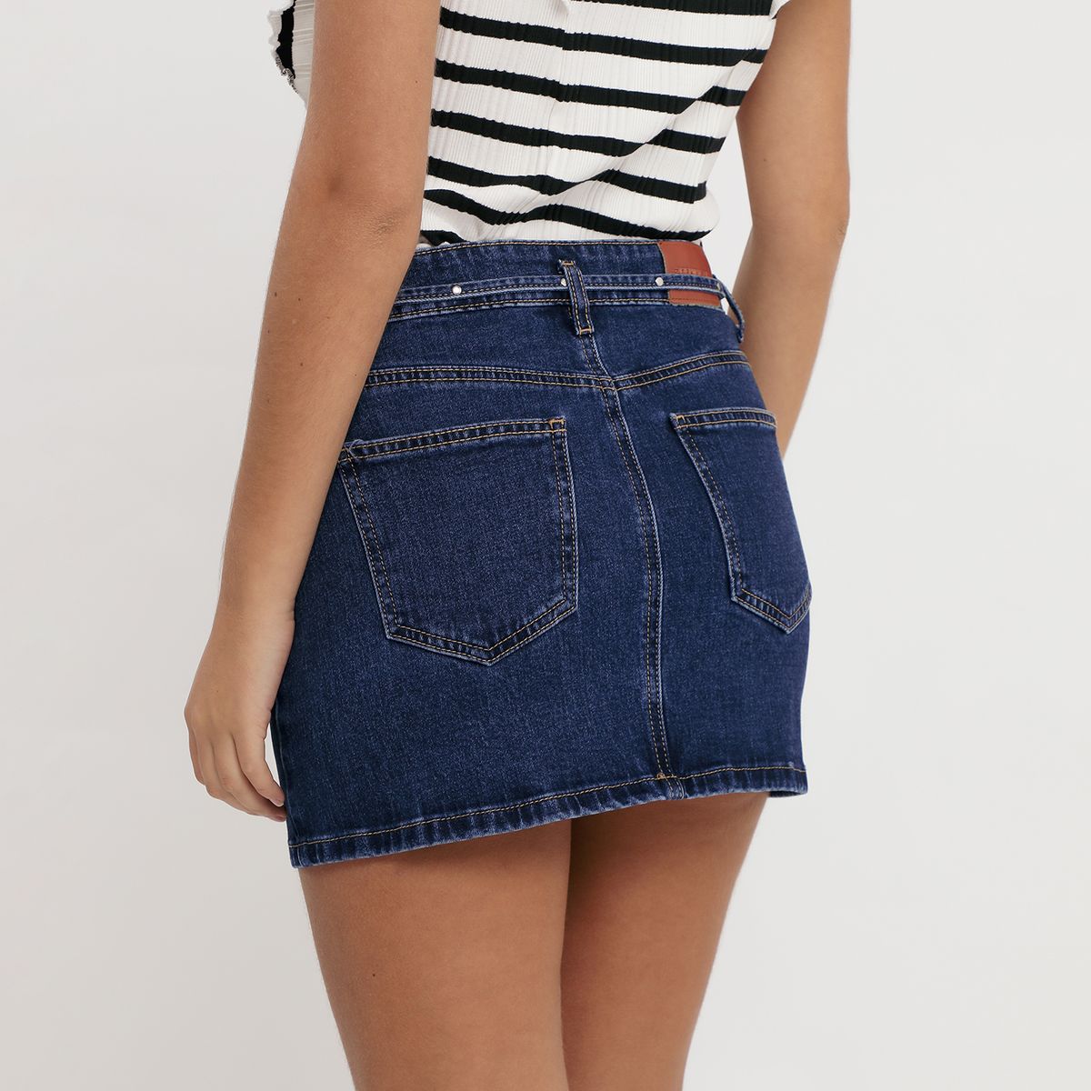 DENIMLAB - Falda Corta Denim Mujer Denimlab