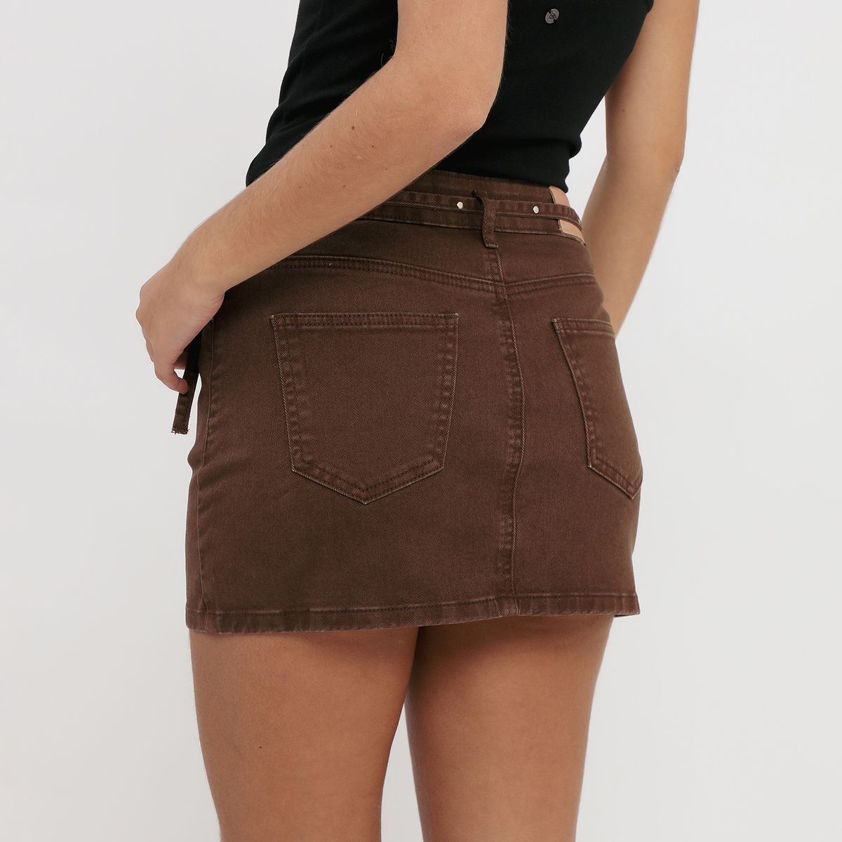 DENIMLAB - Falda Corta Denim Mujer Denimlab