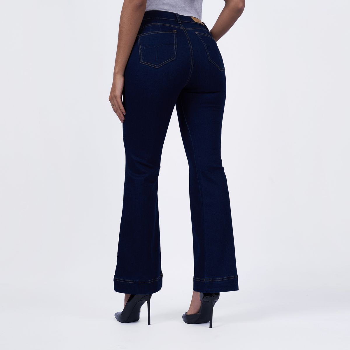 TAYSSIR - Jean Flare Tiro Alto Mujer Tayssir