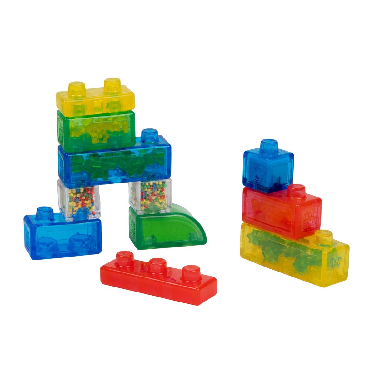 GOLIATH - Set De Bloques Sensoriales Suaves 11 Piezas Jelly Blox Newbie