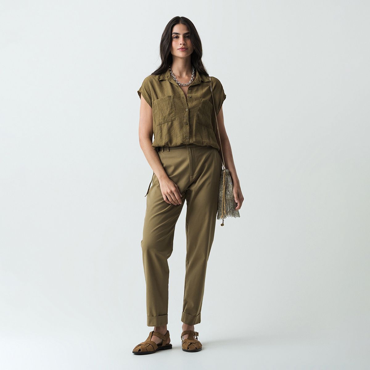 NAF NAF - Blusa Sin Mangas Mujer Naf Naf