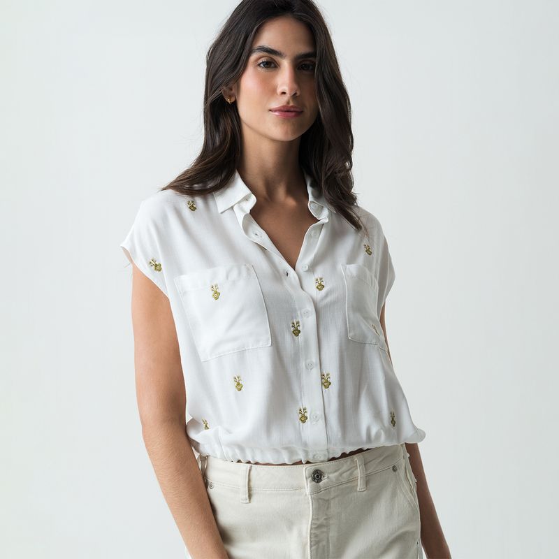 NAF NAF - Blusa Sin Mangas Mujer Naf Naf