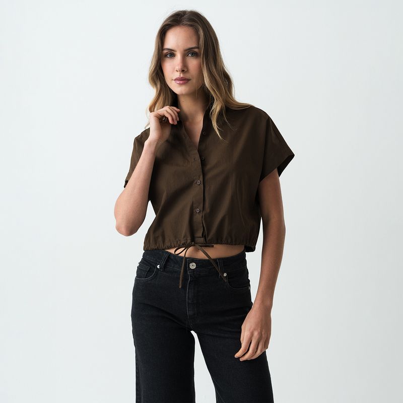 NAF NAF - Blusa Manga Corta Mujer Naf Naf