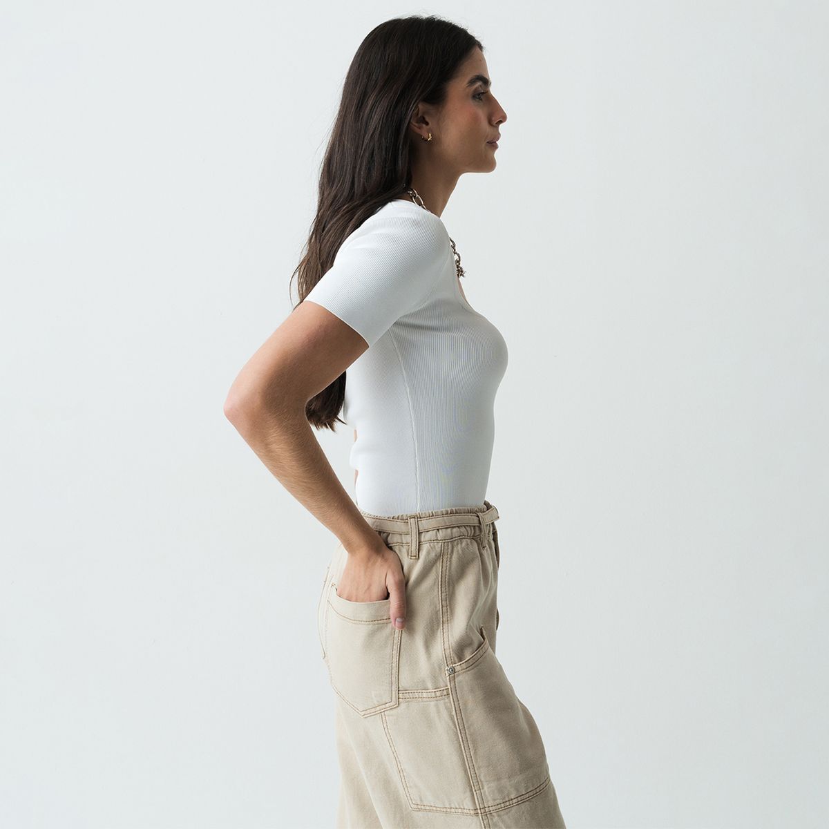 NAF NAF - Polo Manga Corta Mujer Naf Naf