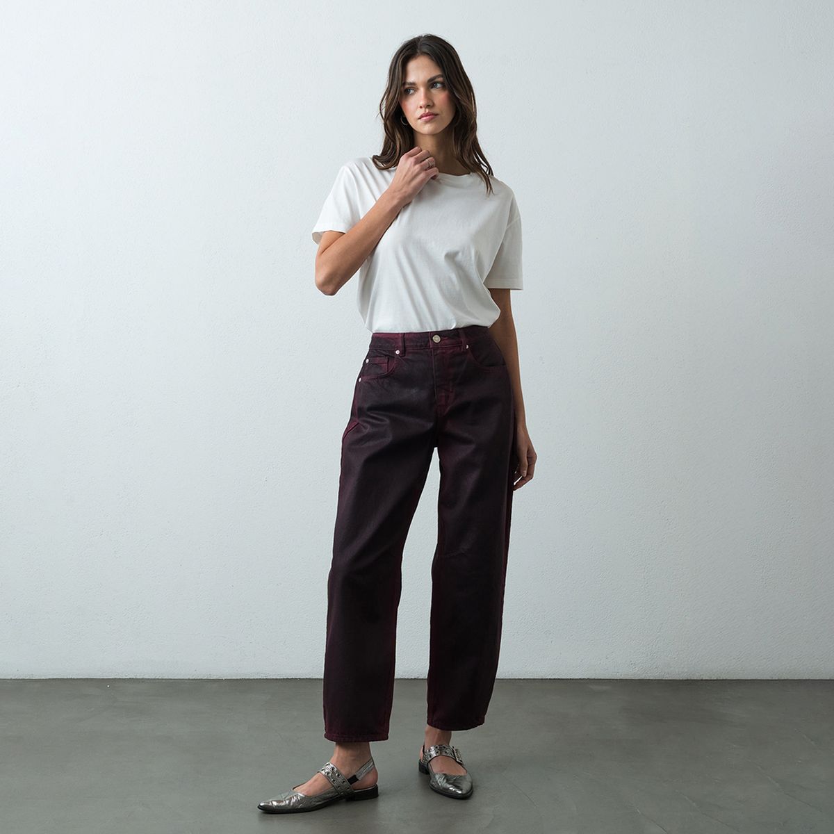 NAF NAF - Jean Carrot Tiro Alto Mujer Naf Naf