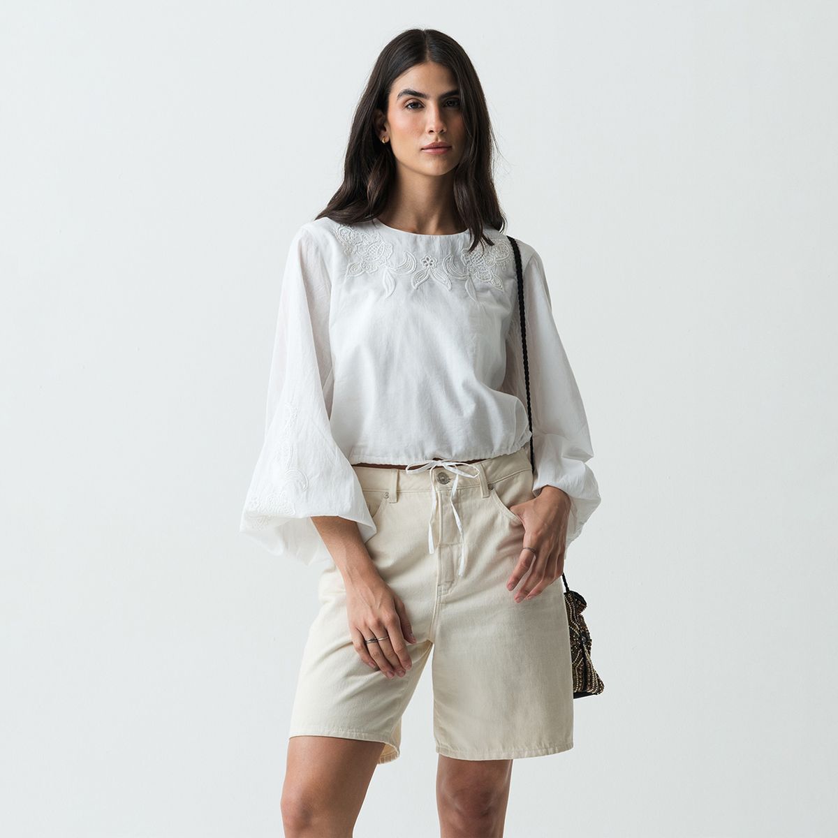 NAF NAF - Blusa Manga Larga Mujer Naf Naf