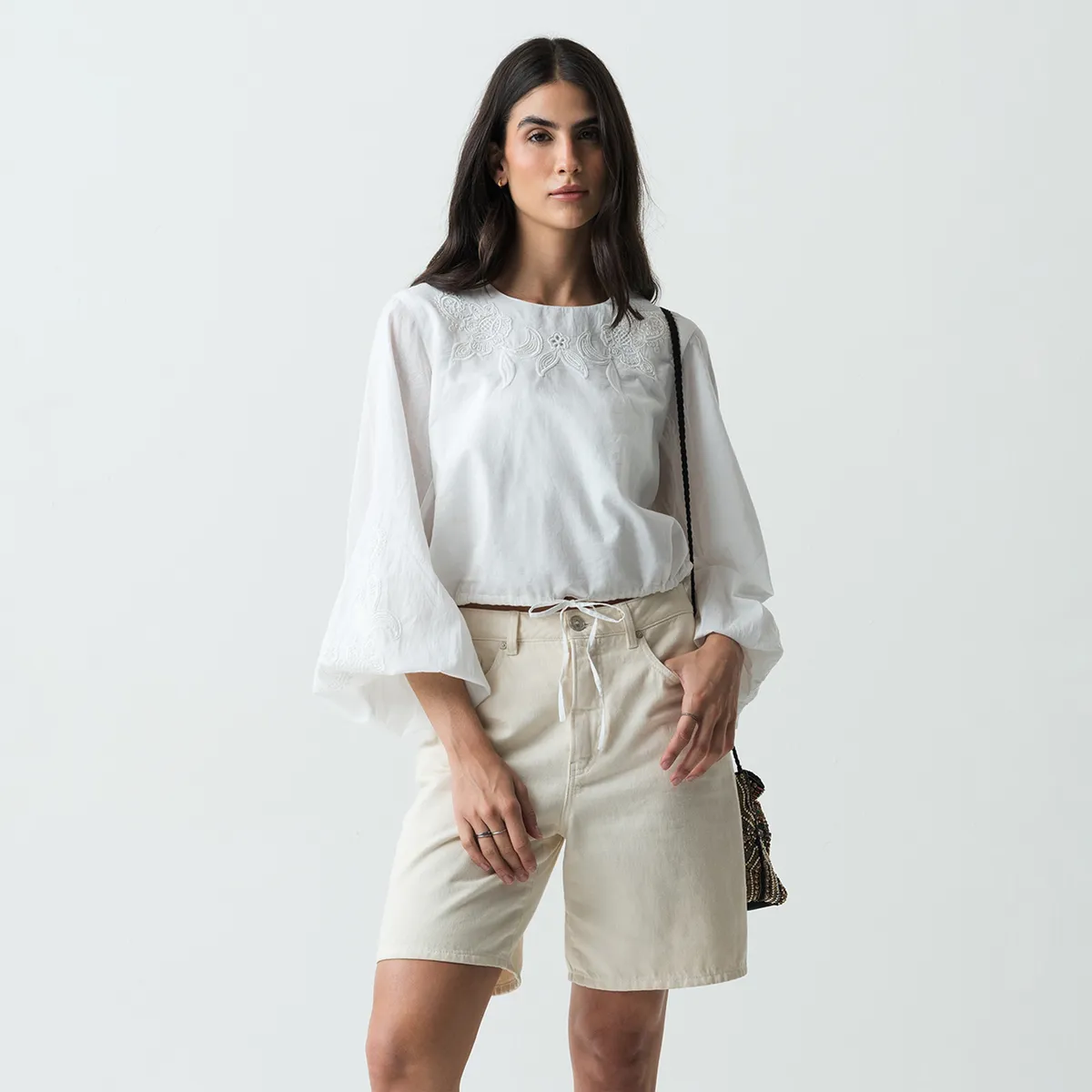 NAF NAF - Blusa Manga Larga Mujer Naf Naf