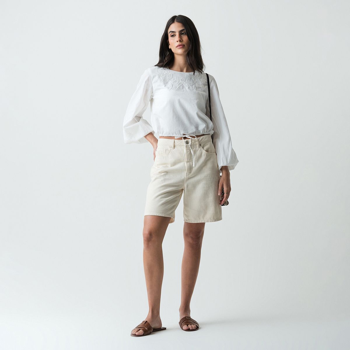 NAF NAF - Blusa Manga Larga Mujer Naf Naf