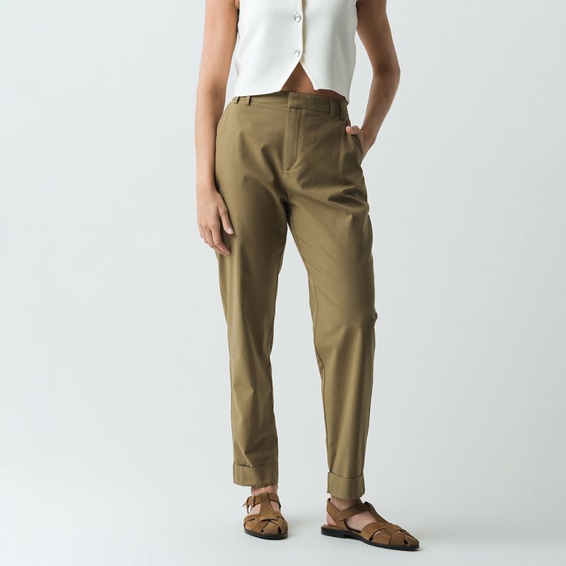 NAF NAF - Pantalón Fluido Mujer Naf Naf