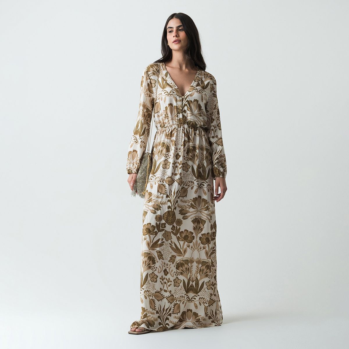 NAF NAF - Vestido Largo Mujer Naf Naf