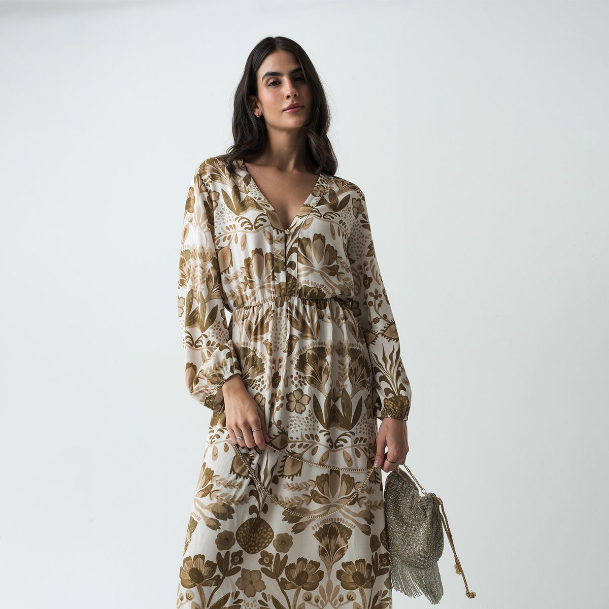 NAF NAF - Vestido Largo Mujer Naf Naf