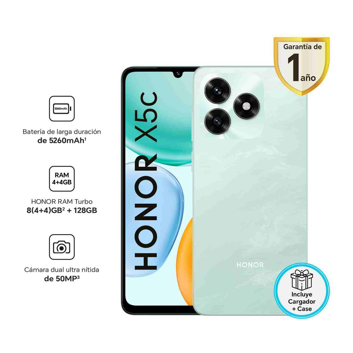 HONOR - Celular Honor X5c 4gb + 128gb Ocean Cyan