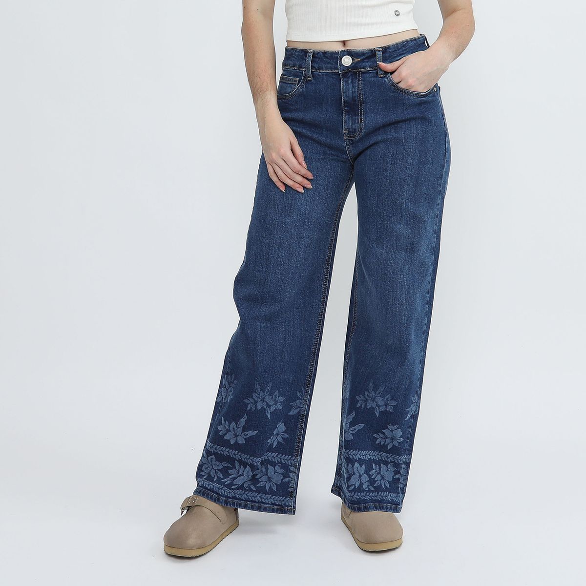 DOO AUSTRALIA - Jean Straight Tiro Alto Mujer Doo Australia