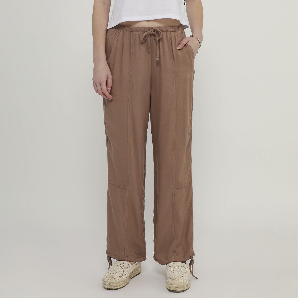 DOO AUSTRALIA - Pantalón Straight Tiro Medio Mujer Doo Australia