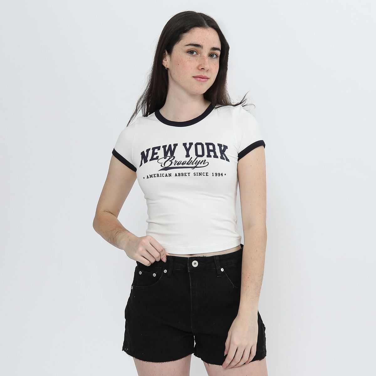 AMERICAN ABBEY - Polo Manga Corta Mujer American Abbey