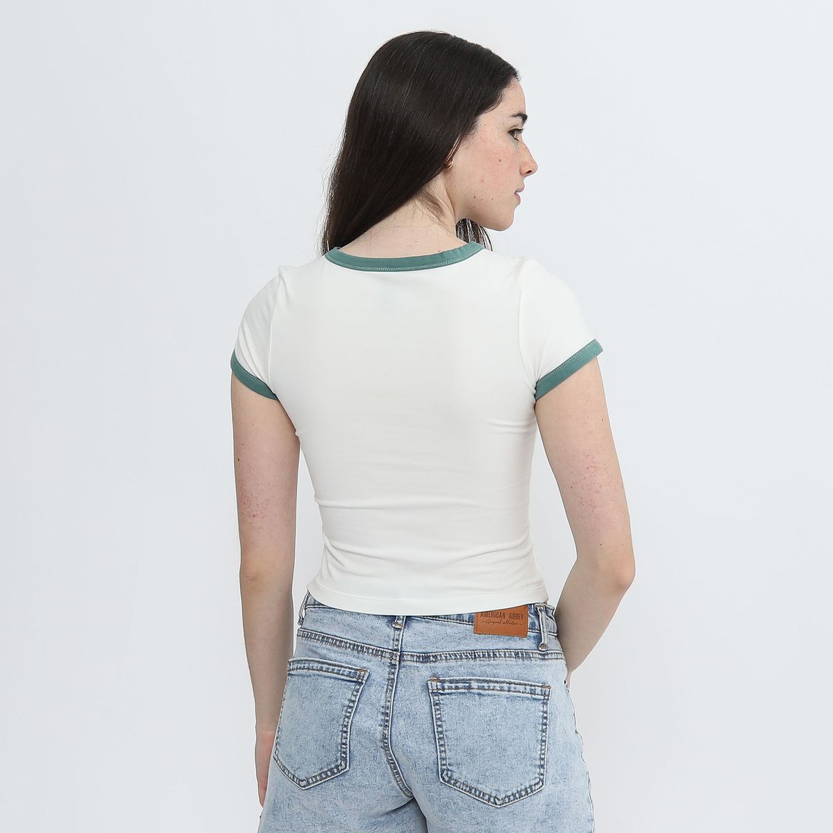 AMERICAN ABBEY - Polo Manga Corta Mujer American Abbey