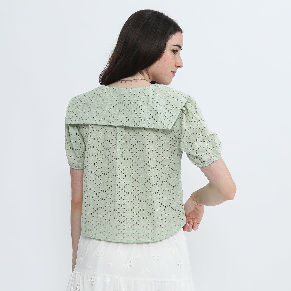 AMERICAN ABBEY - Blusa Manga Corta Mujer American Abbey