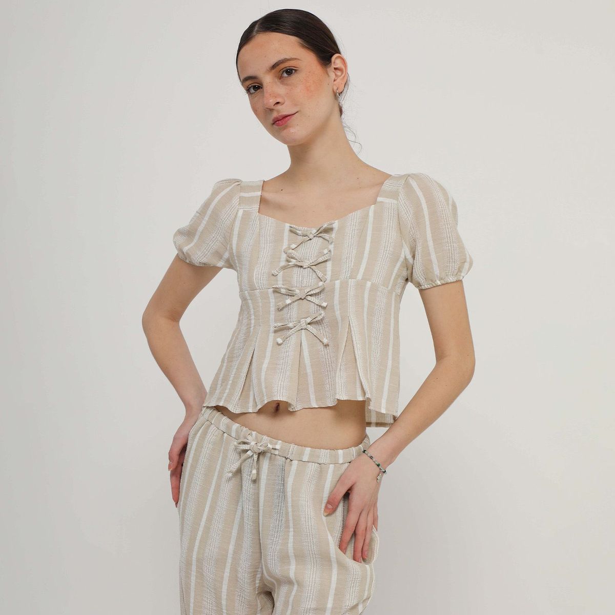 AMERICAN ABBEY - Blusa Manga Corta Mujer American Abbey