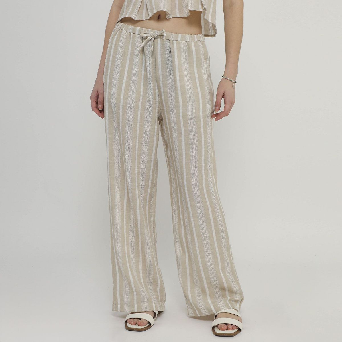 AMERICAN ABBEY - Pantalón Straight Tiro Medio Mujer American Abbey