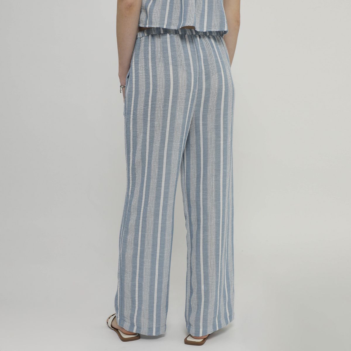 AMERICAN ABBEY - Pantalón Straight Tiro Medio Mujer American Abbey