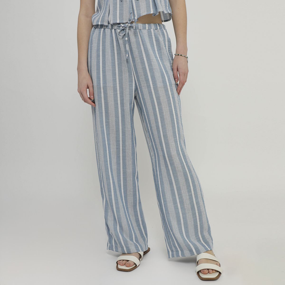 AMERICAN ABBEY - Pantalón Straight Tiro Medio Mujer American Abbey