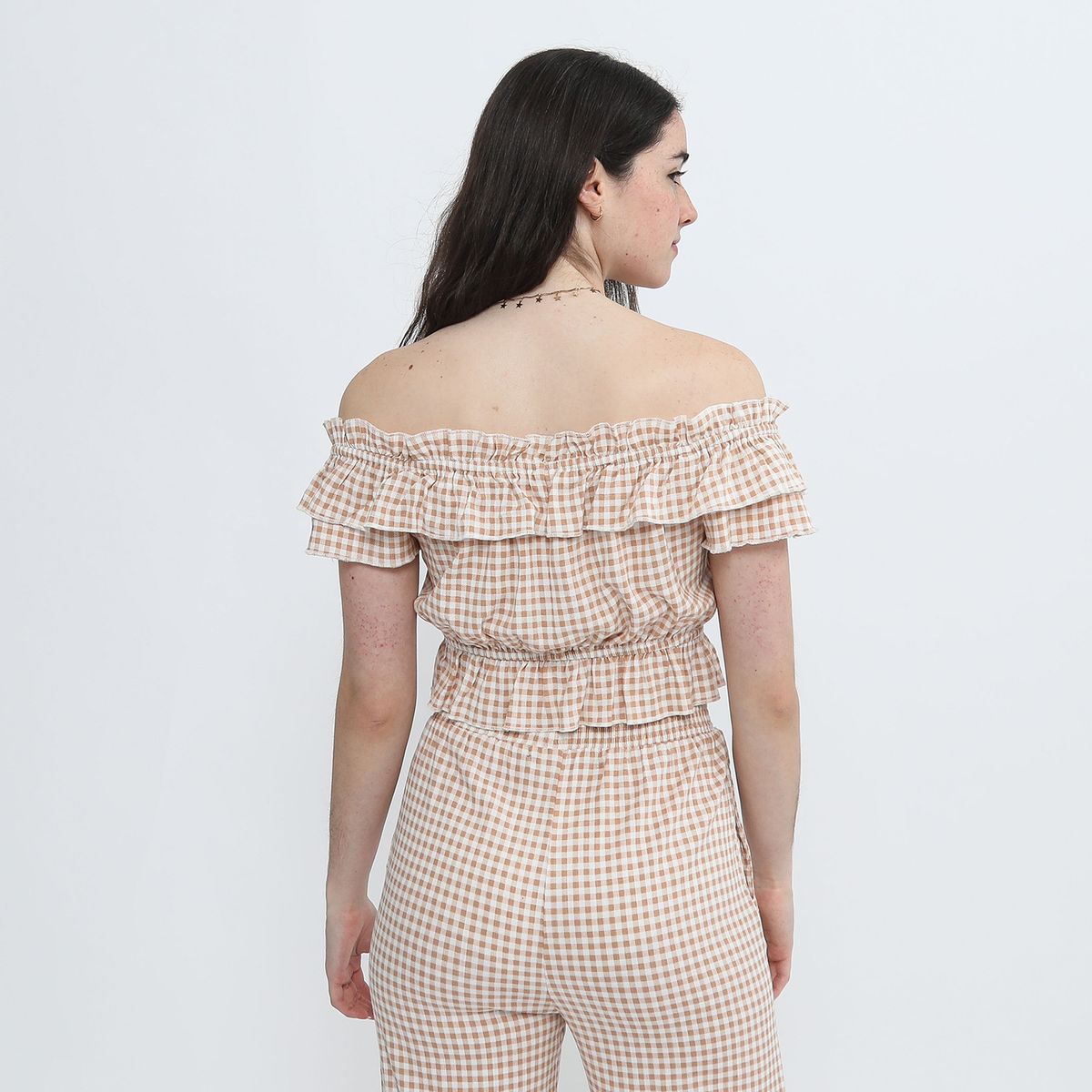 AMERICAN ABBEY - Blusa Off Shoulder Mujer American Abbey