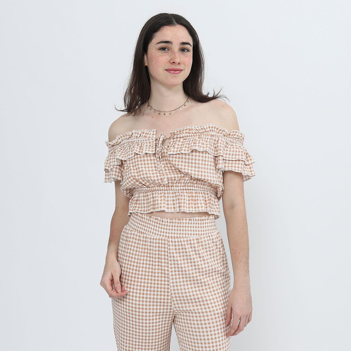 AMERICAN ABBEY - Blusa Off Shoulder Mujer American Abbey